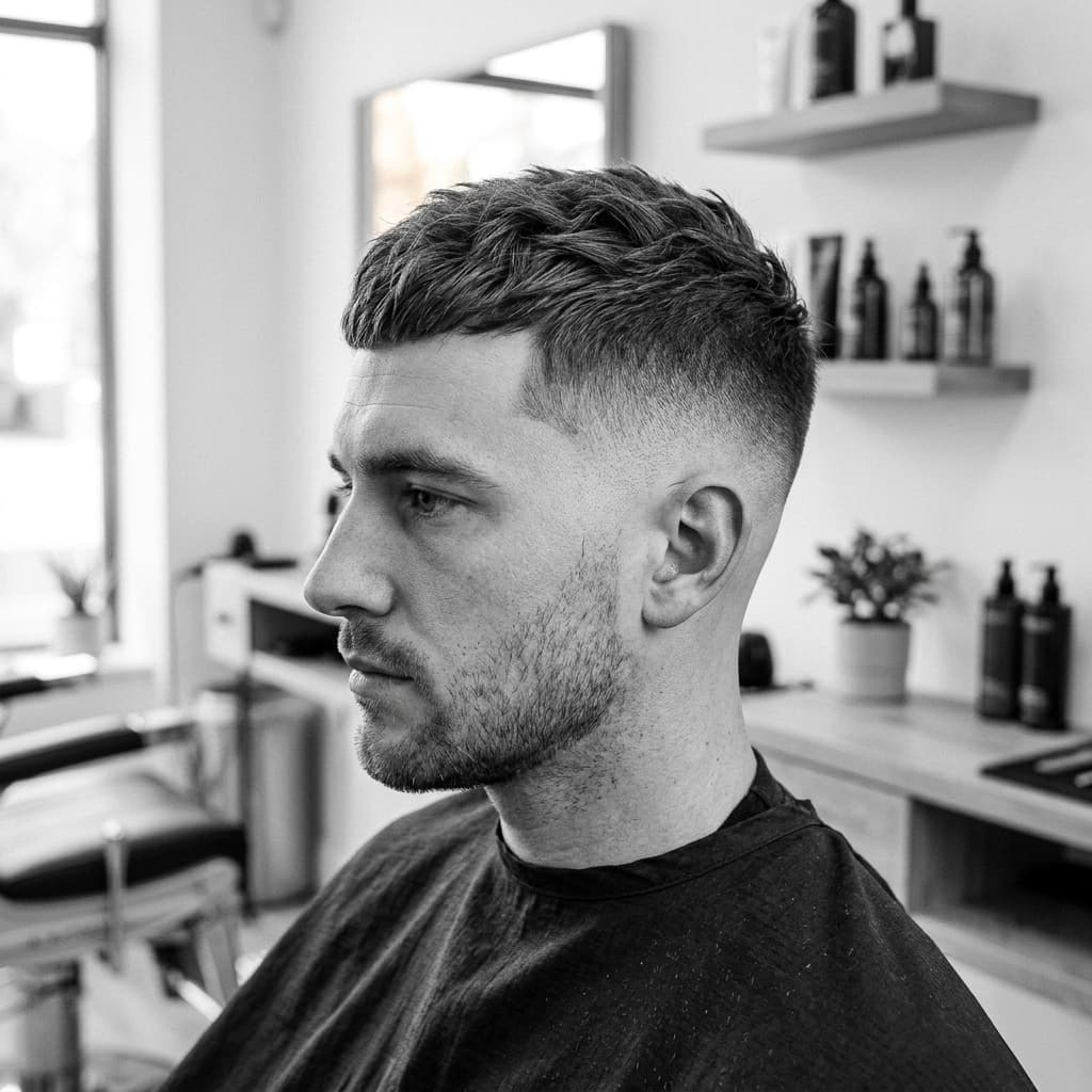 Textured Crop & Low Fade